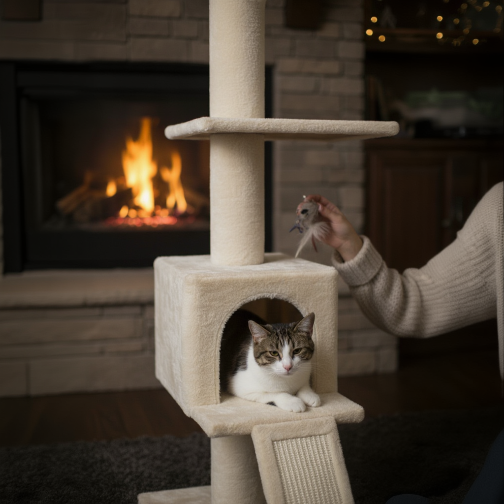 274cm Maine Coon Floor-to-Ceiling Panorama XXL Cat Tree