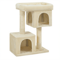 designer-cat-tree-double-hideaway-den-sisal-beige