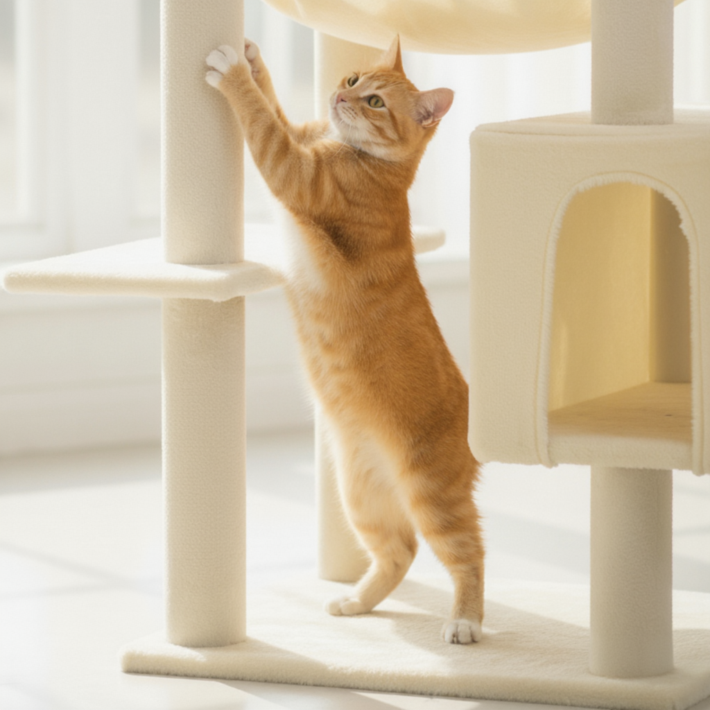 180cm Maine Coon XXL Royal Cat Tower with 2 Hideaway Dens