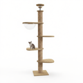 270cm Wooden Maine Coon Floor-to-Ceiling Cat Tree SkyLuxe with Bubble Pod