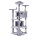 maine-coon-heavy-duty-cat-tree-double-hideaway-den-gris