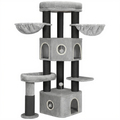 163cm Maine Coon Cat Tree with Sisal Posts & Double Hideaway Dens